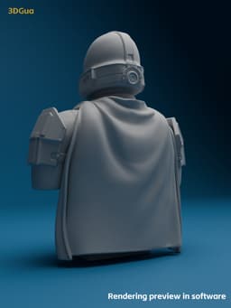 HELLDIVERS 2-FANART BUST 3d model