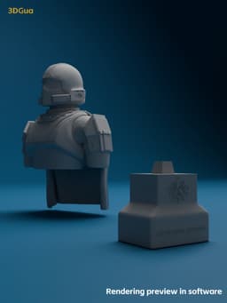 HELLDIVERS 2-FANART BUST 3d model