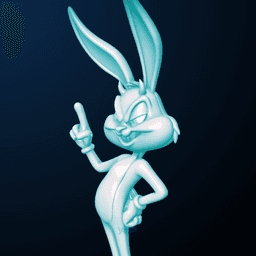 Bugs Bunny Classic Pose - 3D Printable Figurine 3d model