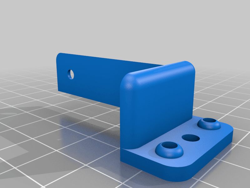 Geeetech BL Touch sensor support for HK Fabrikator 3d model