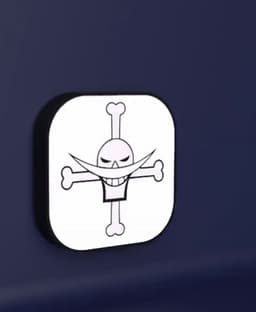 Whitebeard Pirates - LED Strip compatible 3d model