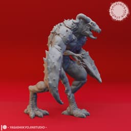 Glabrezu - Tabletop Miniature (Pre-Supported) 3d model