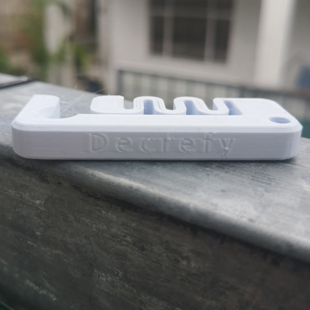 Minimalist Phone Stand (Compliant) 3d model