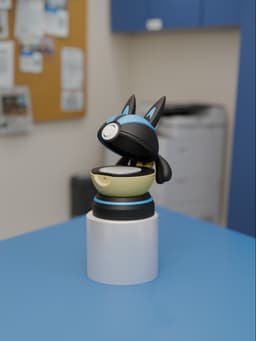 Lucario Pokeball Magsafe Holder 3d model