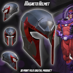 Magneto Helmet Marvel Rivals 3d model