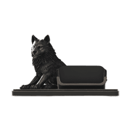 PBR Wolf Smartphone Stand 3d model