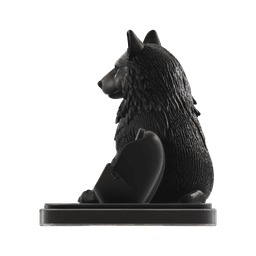 PBR Wolf Smartphone Stand 3d model