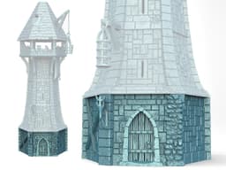 Watchtower Free Sample 3D Printable Modular Tower 3d model
