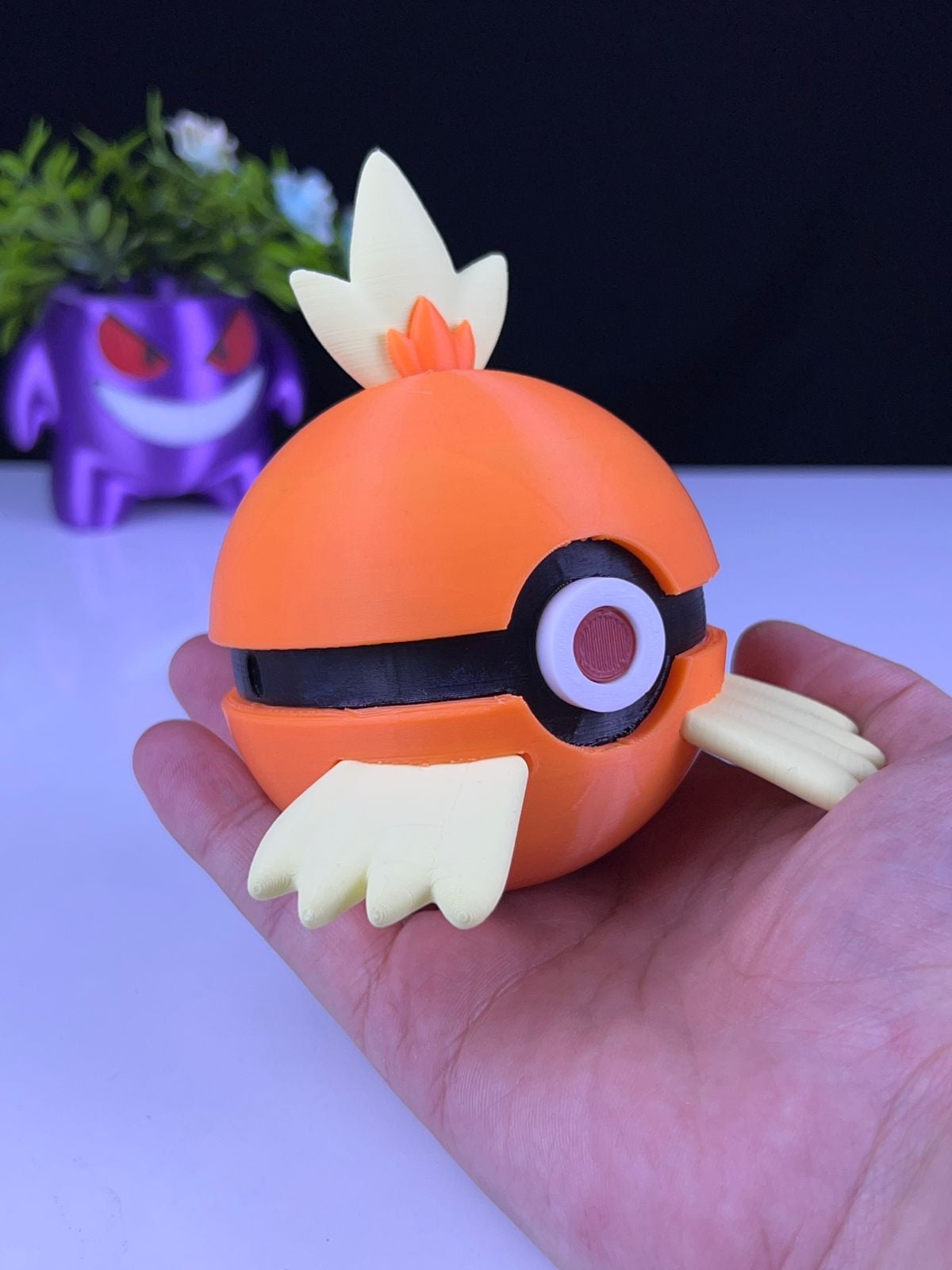 Torchic Pokeball - Multipart 3d model