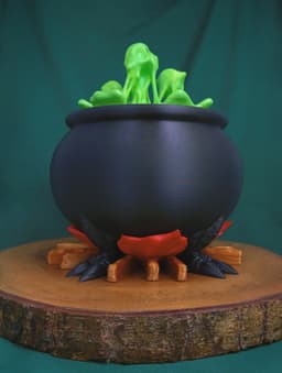 Slime Ghost Witch Cauldron 3d model