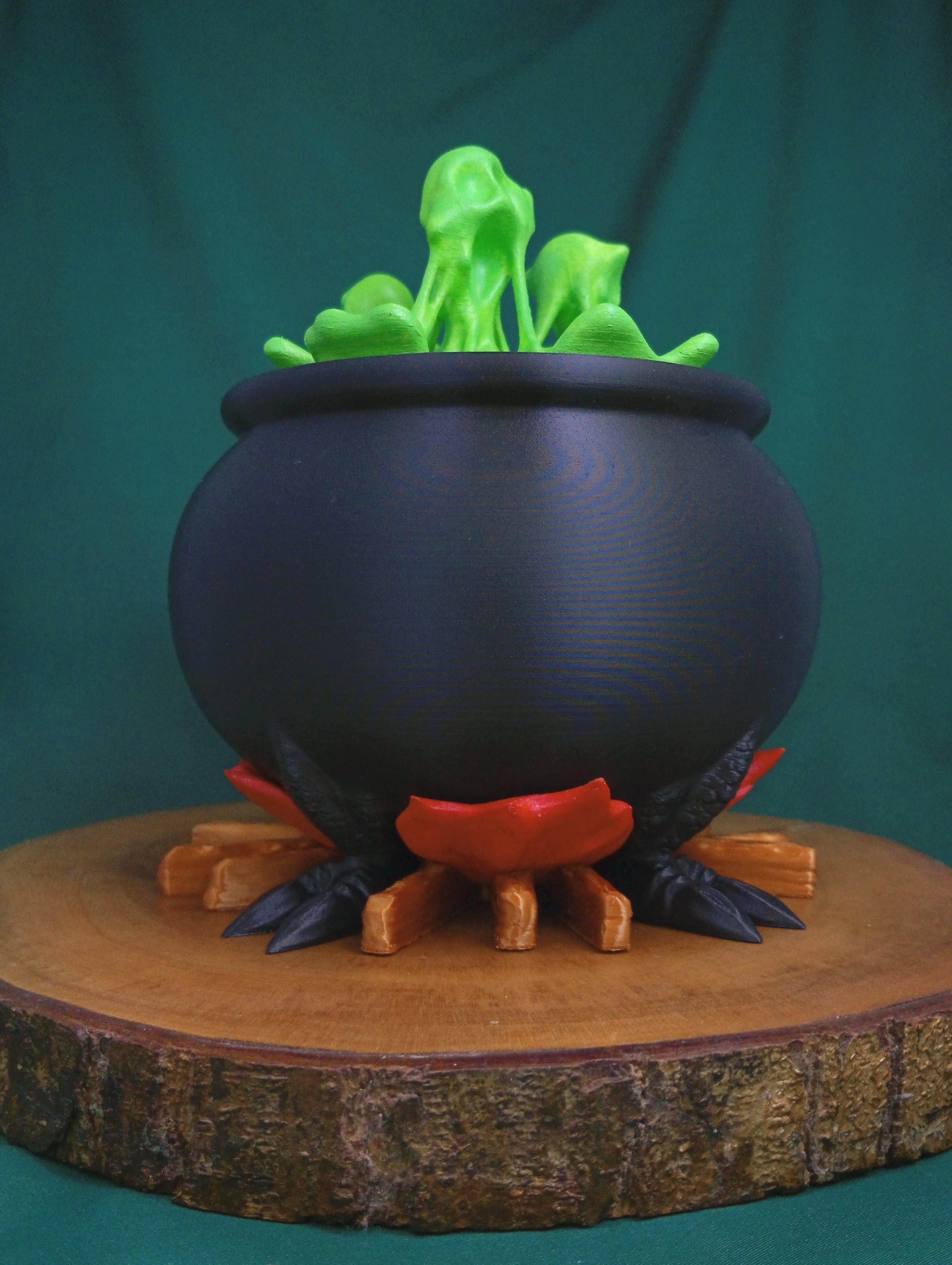 Slime Ghost Witch Cauldron 3d model