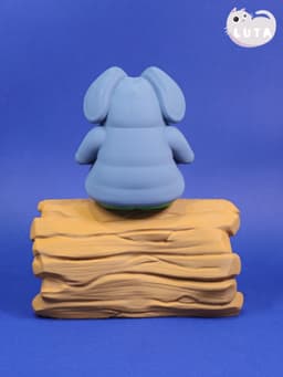 Bunny Raincoat Frog 3d model