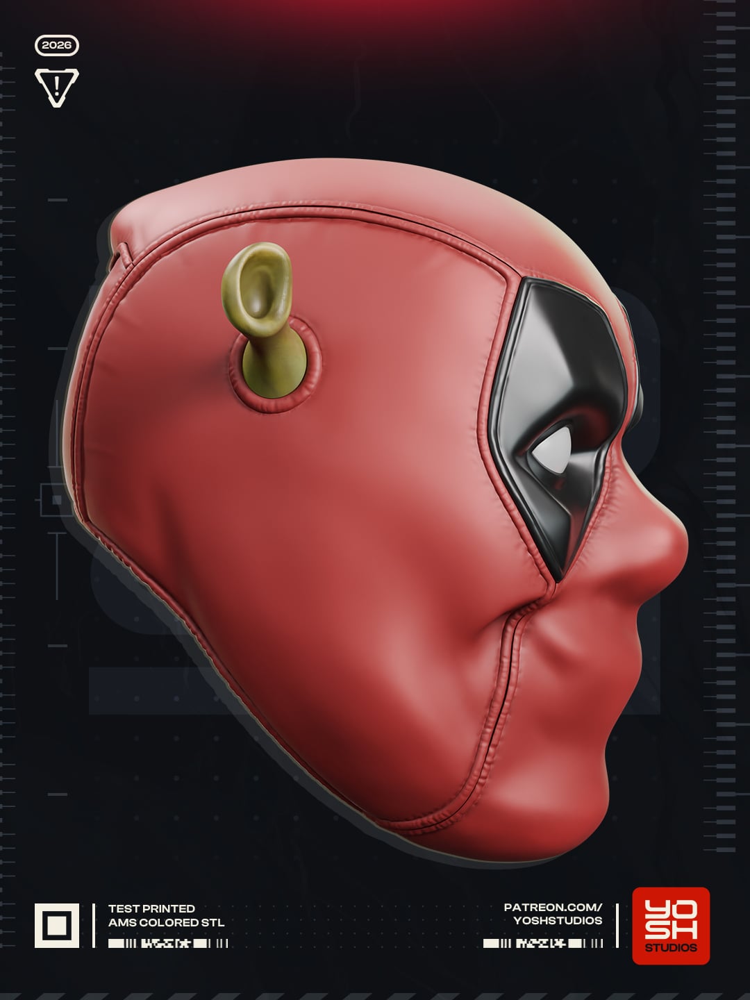 Ogrepool Mask 3D Printer STL file 3d model