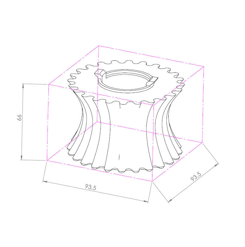 Desk lamp Mushroom J01 3d model