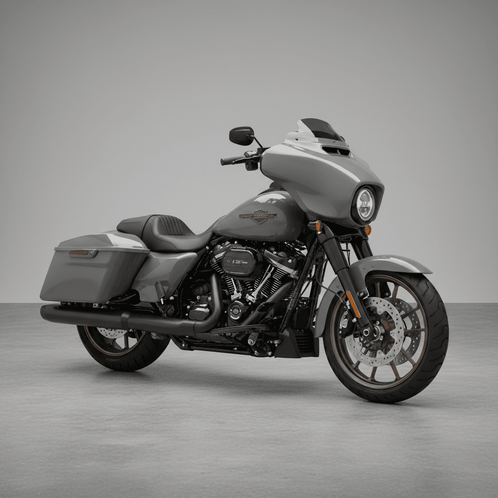 Harley Davidson StreetGlideST Touring Motorcycle 3d model