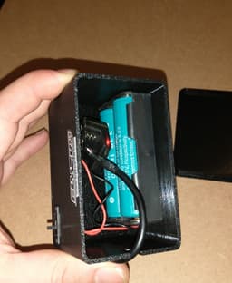 FLYSKY FRM303 battery RX case - inside - 3d model