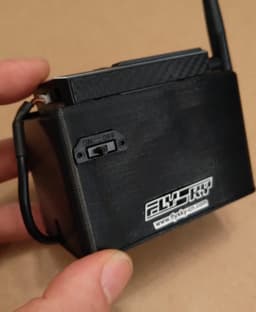 FLYSKY FRM303 battery RX case - side with on/off - 3d model