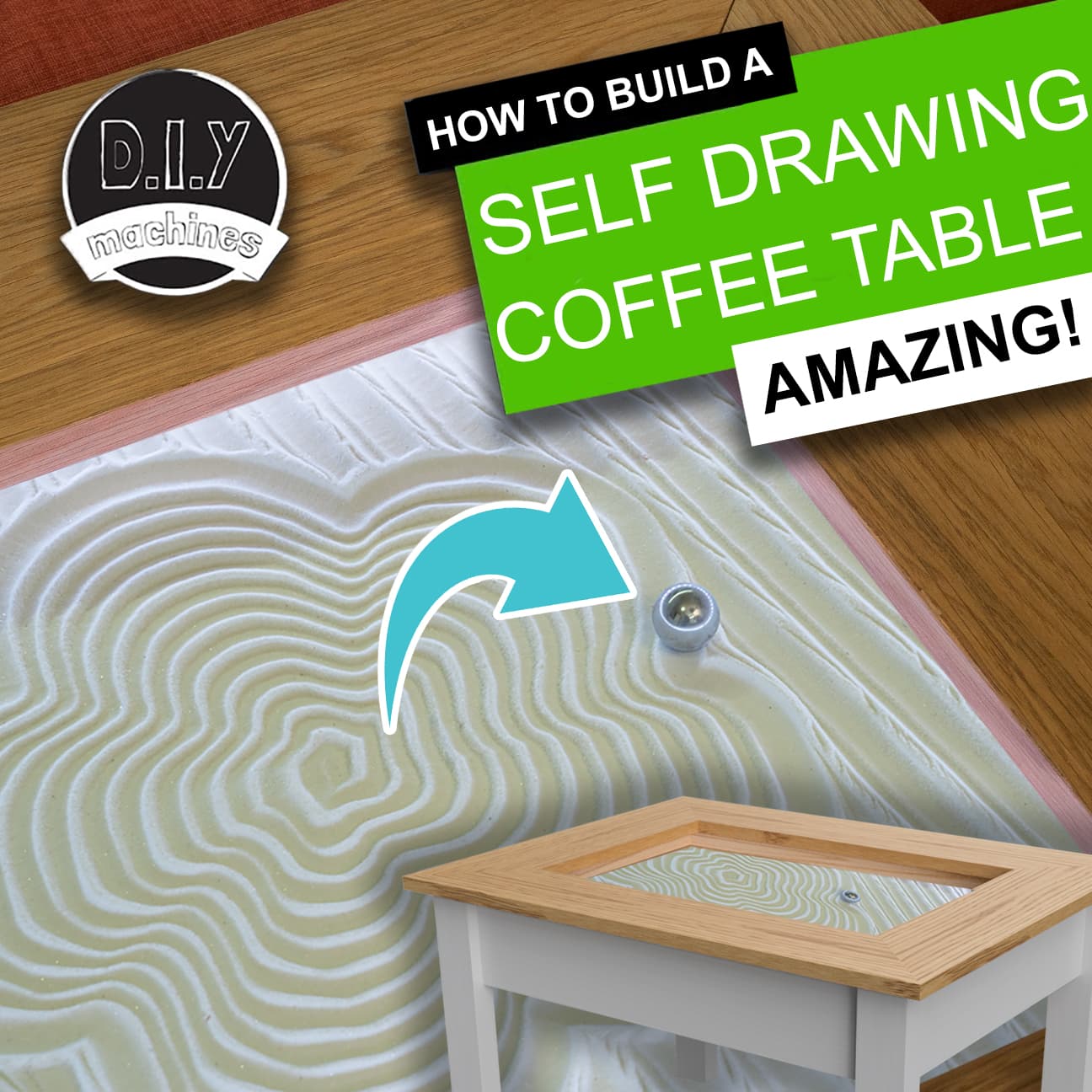 DIY Kinetic Sand Art Table 3d model