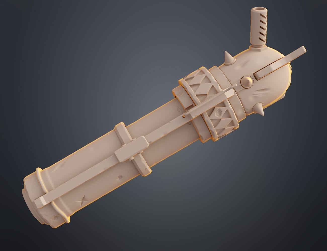 Jinx Arcane Pistol 3d model