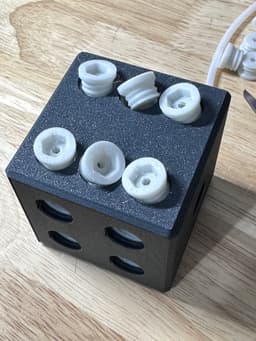 DICE ANNOYING STASH BOX, CHRISTMAS, FUN, STOCKING STUFFER 3d model