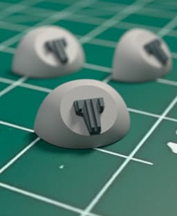 1/350 Refit Deflector Dish and Sensor Replacements 3d model