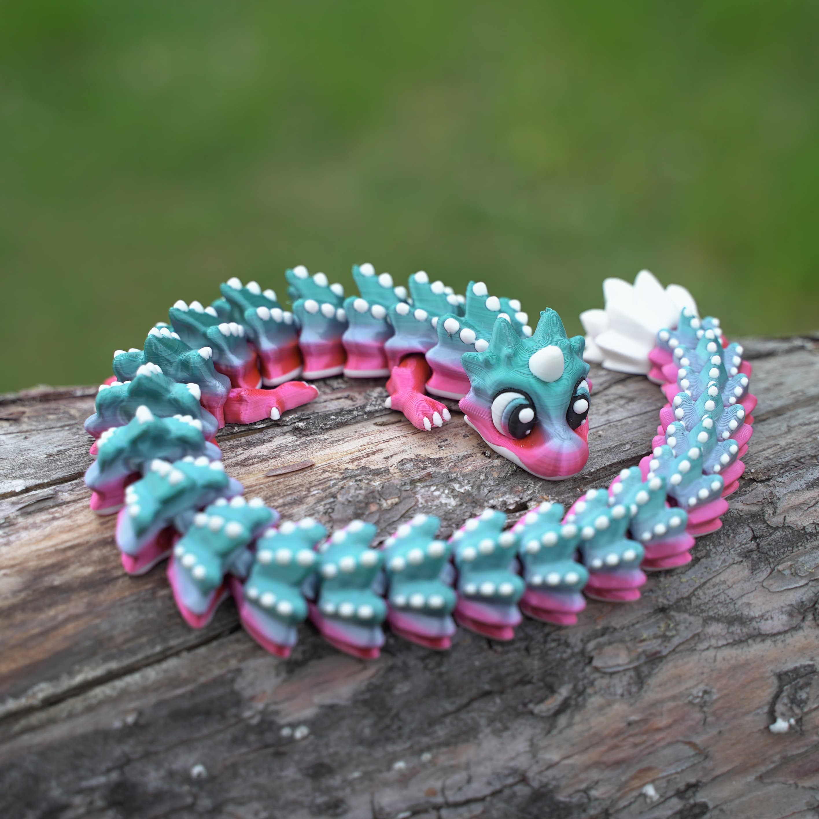 Dragon - Flexi Articulated and Print in Place 3d model