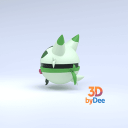 Floragato Pokeball 3d model