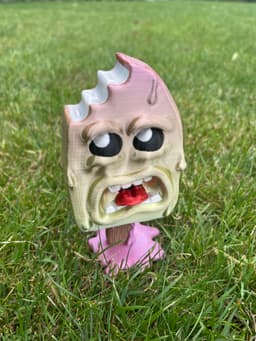 Ice Scream Funny Figurine 3d model
