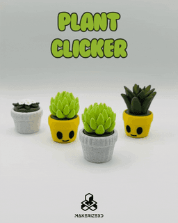Leafy Plant Clicker 3d model