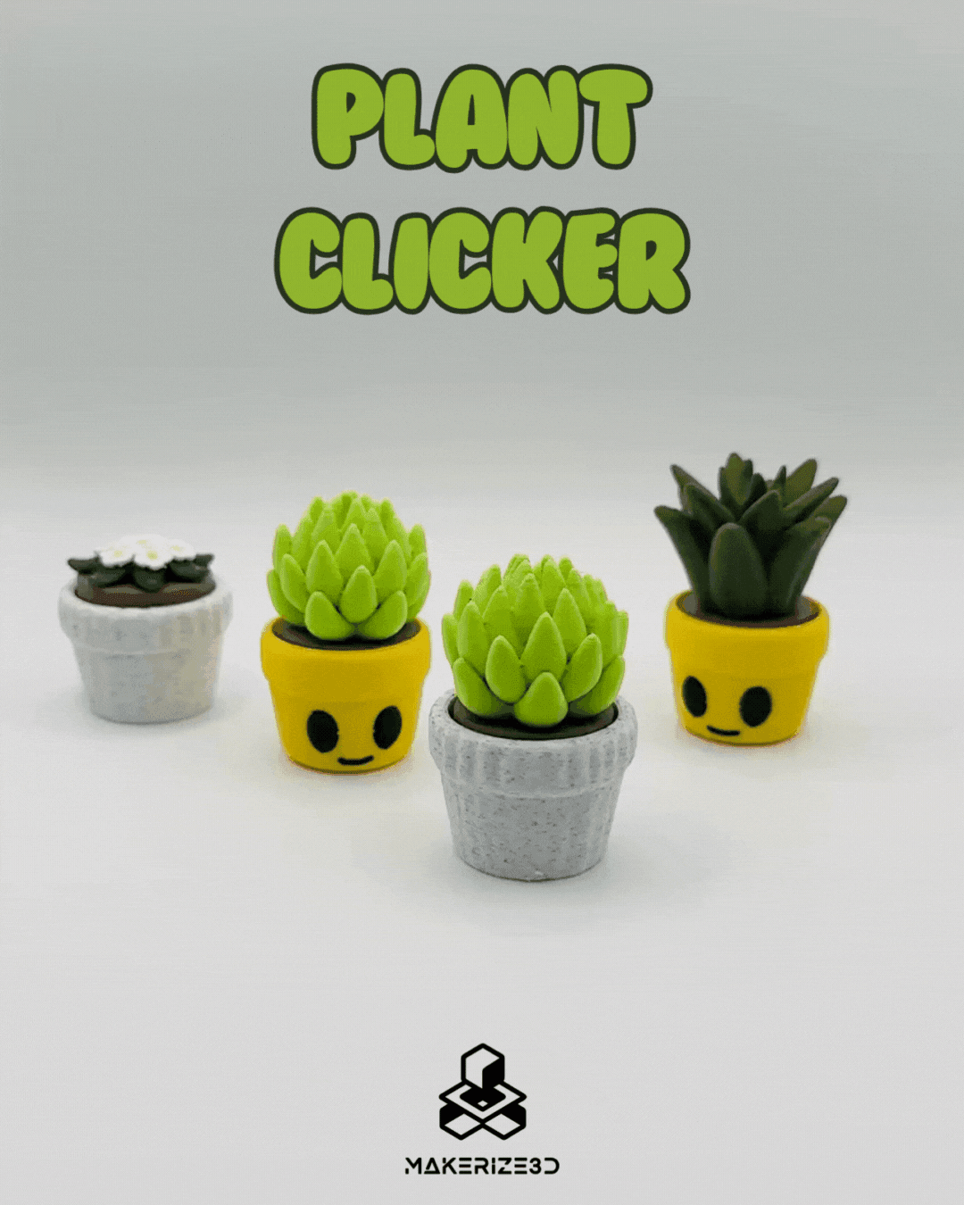 Leafy Plant Clicker 3d model