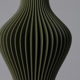 Vase VERA - Elegantly Curved Vase 3d model