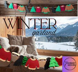Winter Garland 3d model