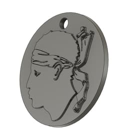 Corse KeyChain 3d model