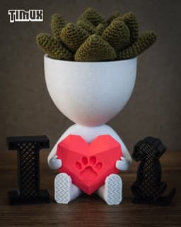 ROBERT PLANT PET LOVER POT 3d model