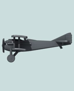 1:144 SPAD 7 3d model