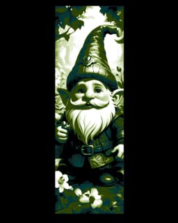 Portraits of Garden Gnomes - Set of bookmarks 3d model