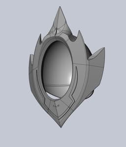 Code Geass Zero Mask Printable Model 3d model