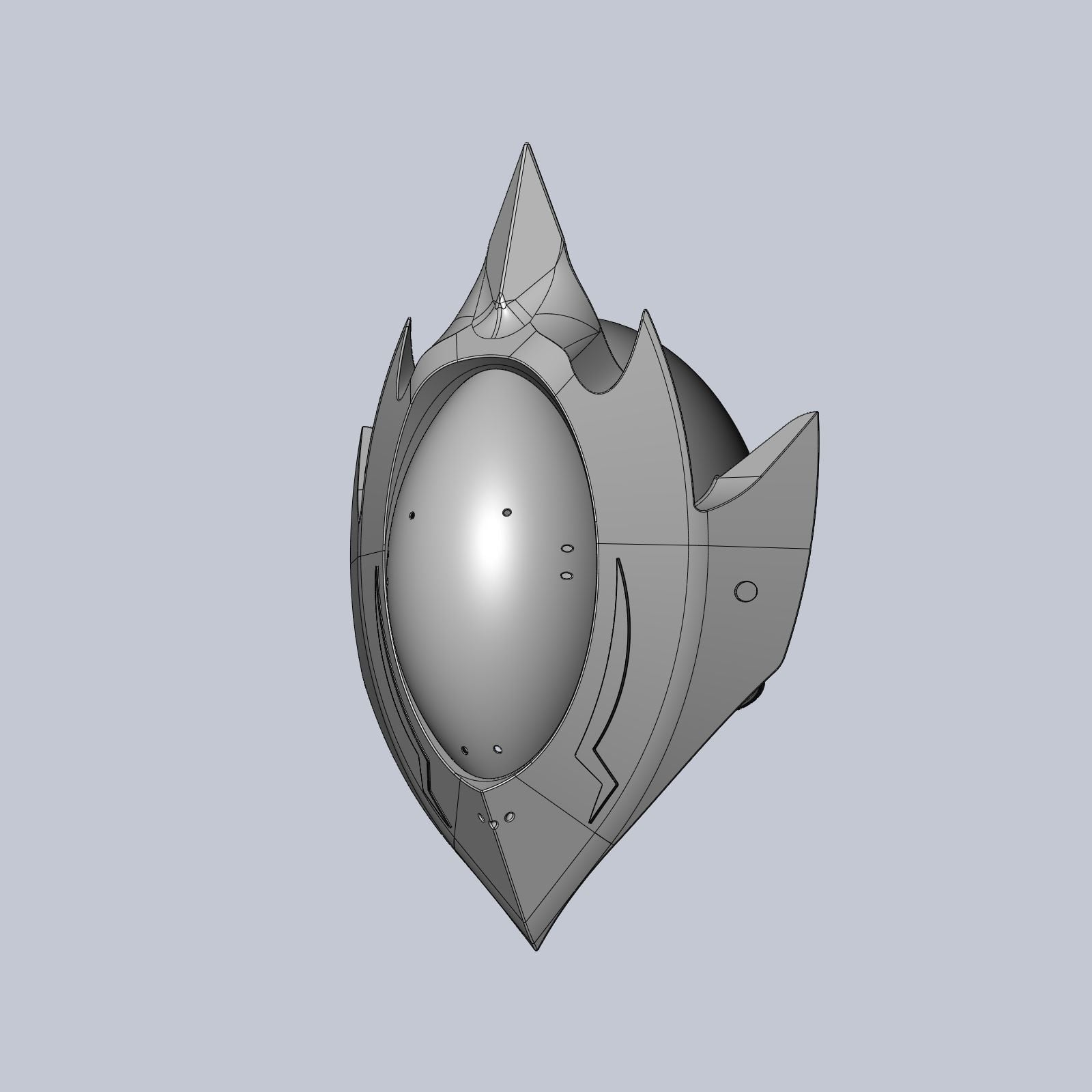 Code Geass Zero Mask Printable Model 3d model