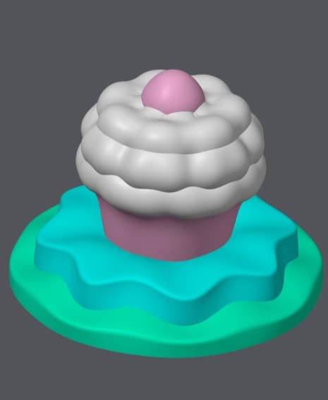 Sweettooth Cupcake 3d model