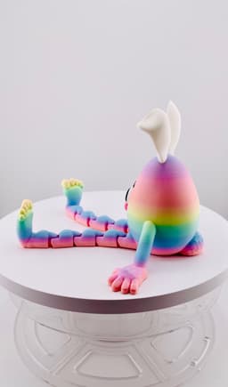 Flexi Bunny Eggs 3d model
