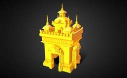 lamp Patuxay Laos - v3.stl 3d model
