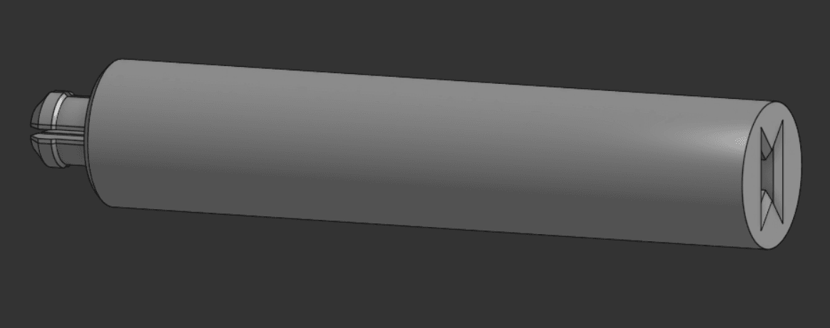Cabinet Paper Towel Mount 3d model