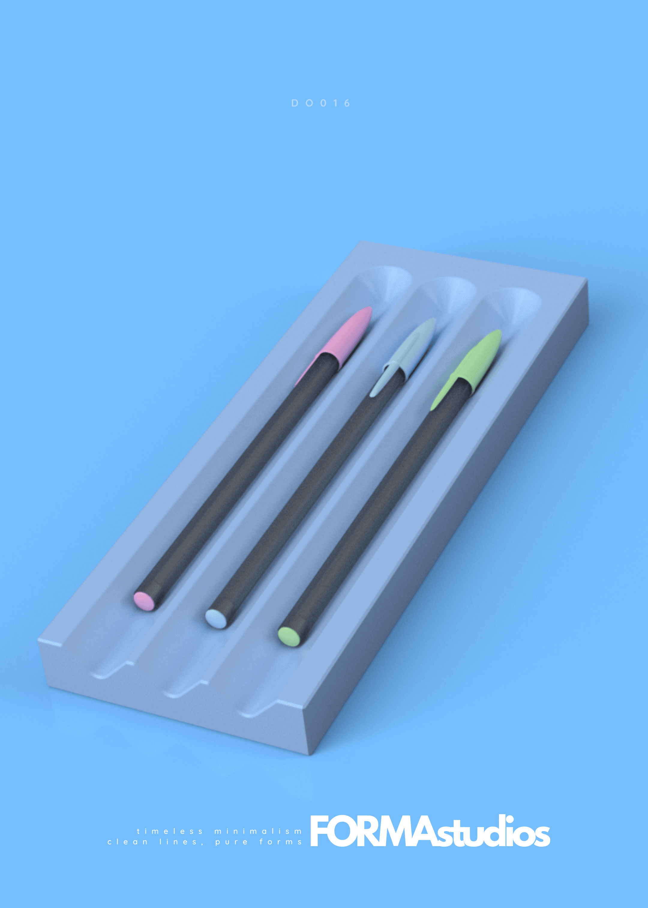 Pen Organizer - FORMAstudios DO016 3d model