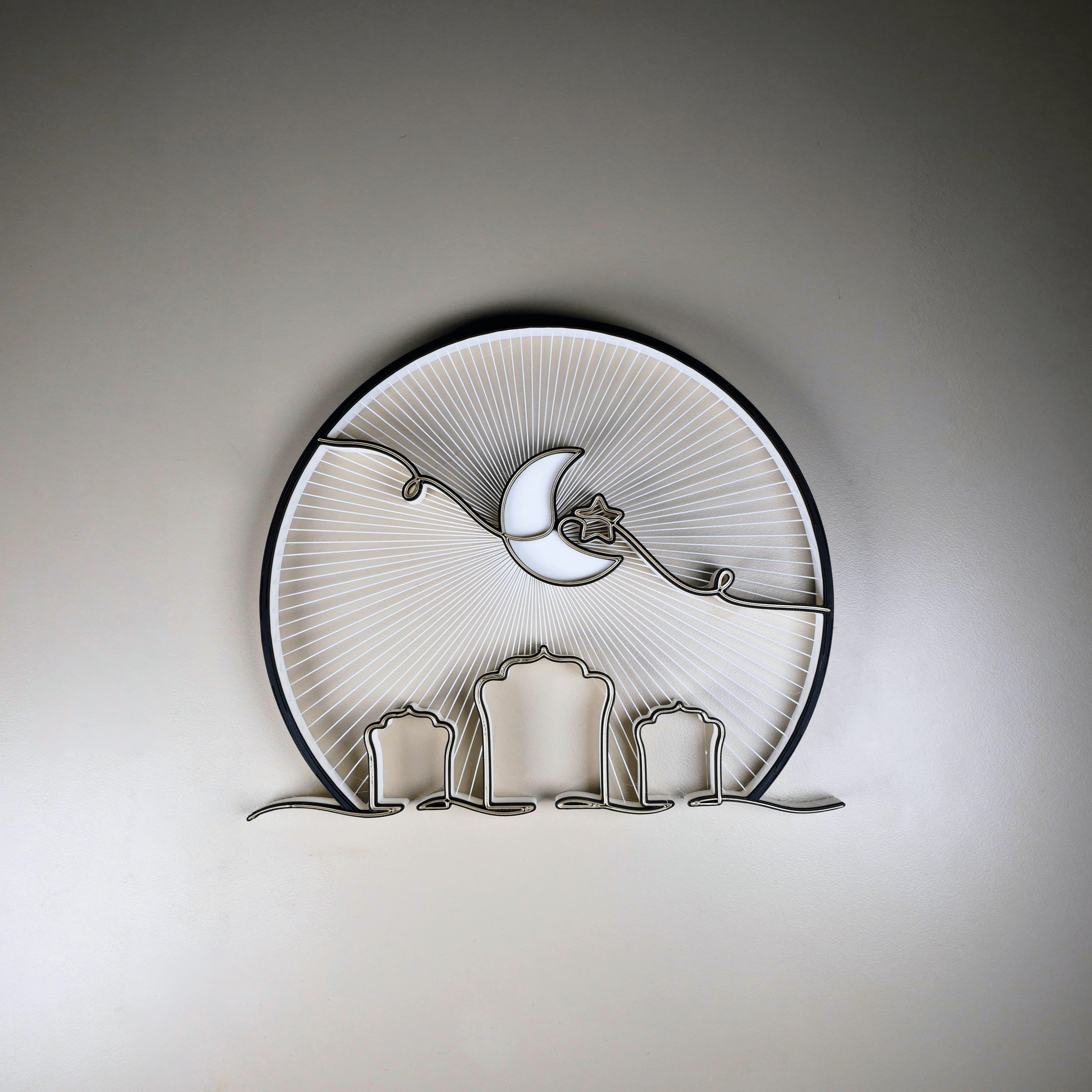 Ramadan String Art 3d model