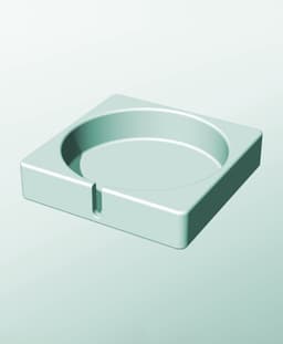 CS162-40-S Stackable slotted component box for creative makers 3d model