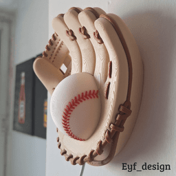 Baseball Glove Lamp 3d model