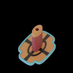 Uzui Sword Soda Cup Topper 3d model