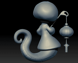 snake cute 3d model