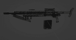 futuristic ak47 looking gun 3d model