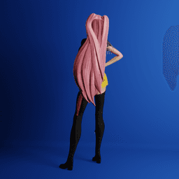 K-Pop Singer Inspired by Mira v2 3d model